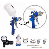 Multi set komplet za boju i lakiranje 2 dizne -manometar-filter