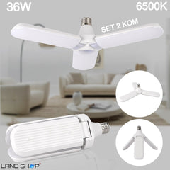 Led žarulja s 3 podesive led ploče 1+1 gratis