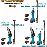 Trimax aku teleskopski setovi za obrezivanje drveća