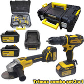 Trimax Combo set Udarna Bušilica + Aku brusilica 24v x2 - 5 AH