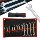 Set viljuškasto-okastih ključeva sa čegrtaljkom 12 kom