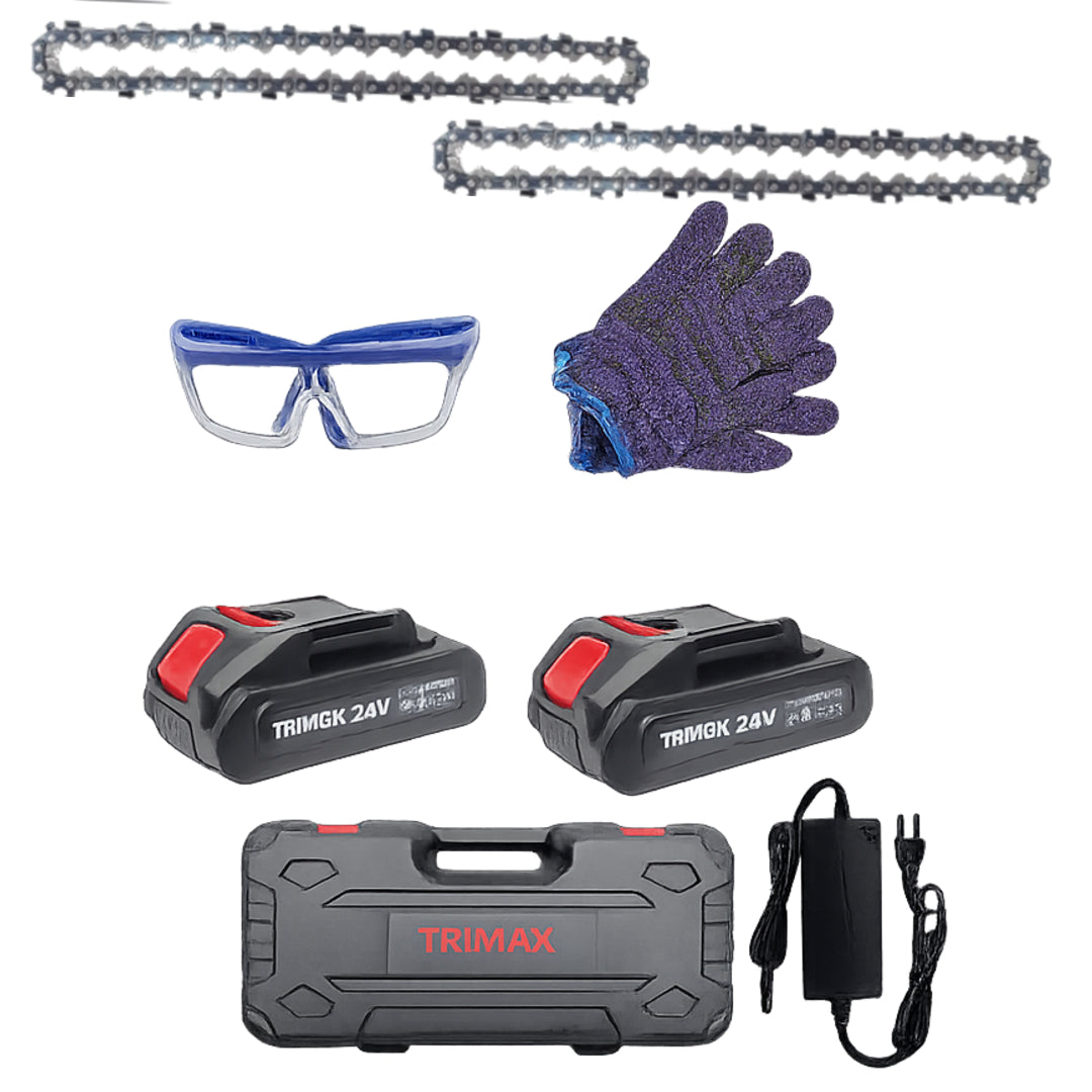 Trimax aku pila 24V sa sustavom za podmazivanje lanca | NOVO