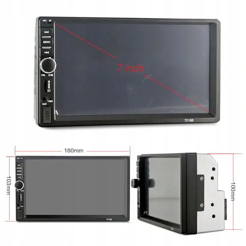 AUTO RADIO LCD + kamera + daljinski