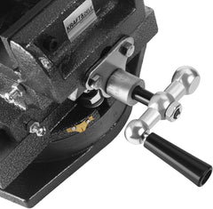 Dvoosni križni strojni škripac 100 mm