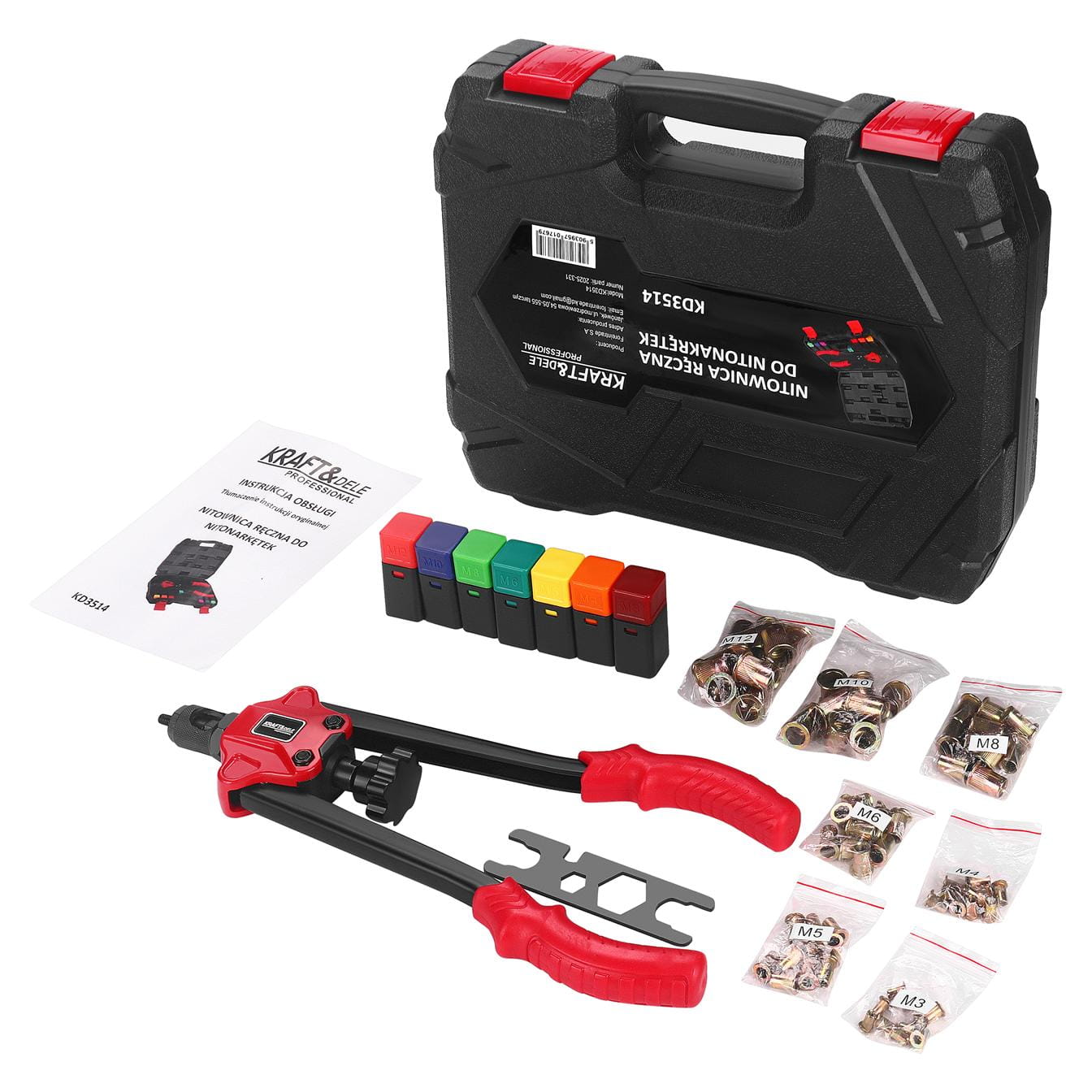 Set Kliješta za pop nitne - navojne zakovice