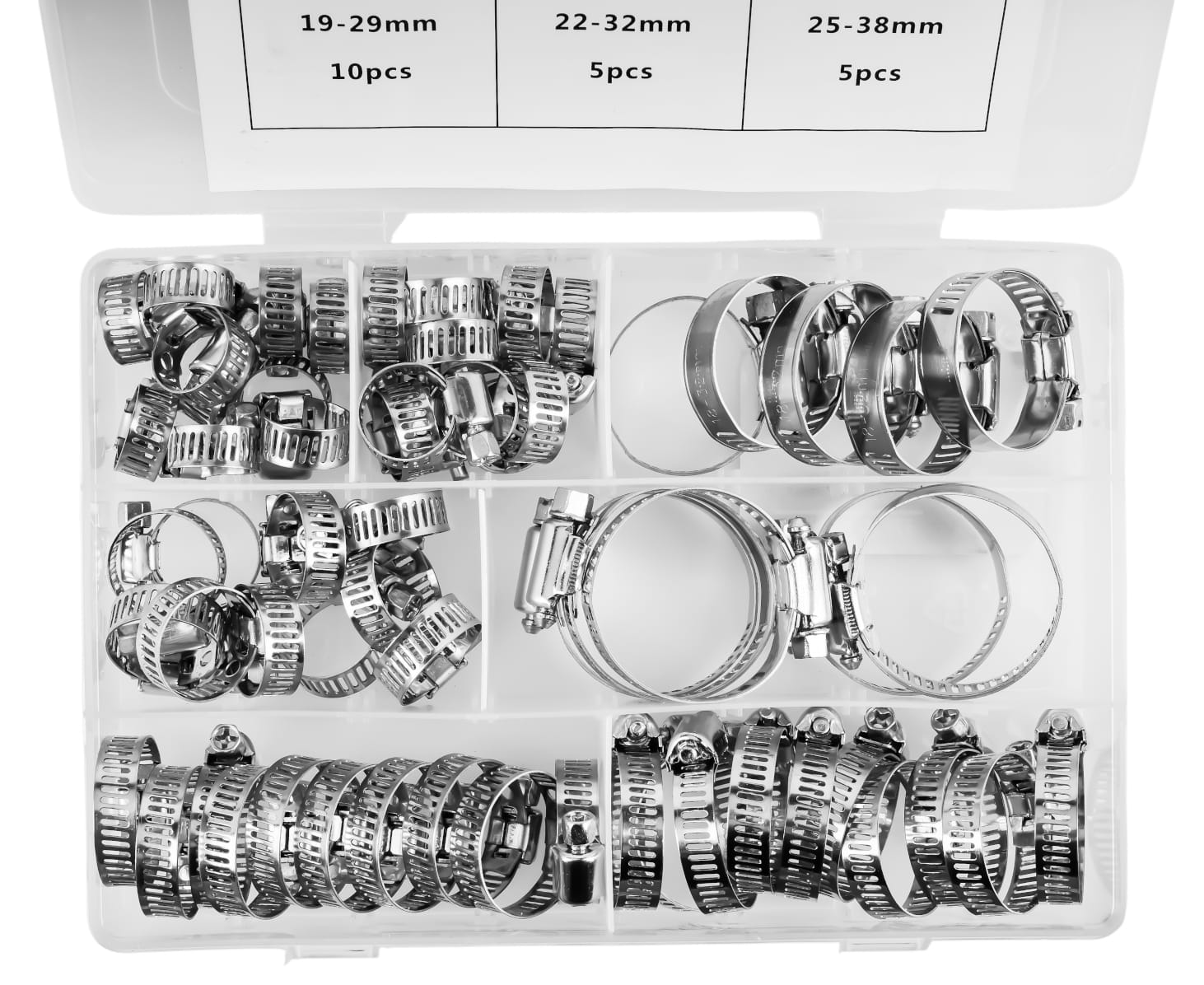 Set pužnih steznih obujmica 60 kom. KD10865