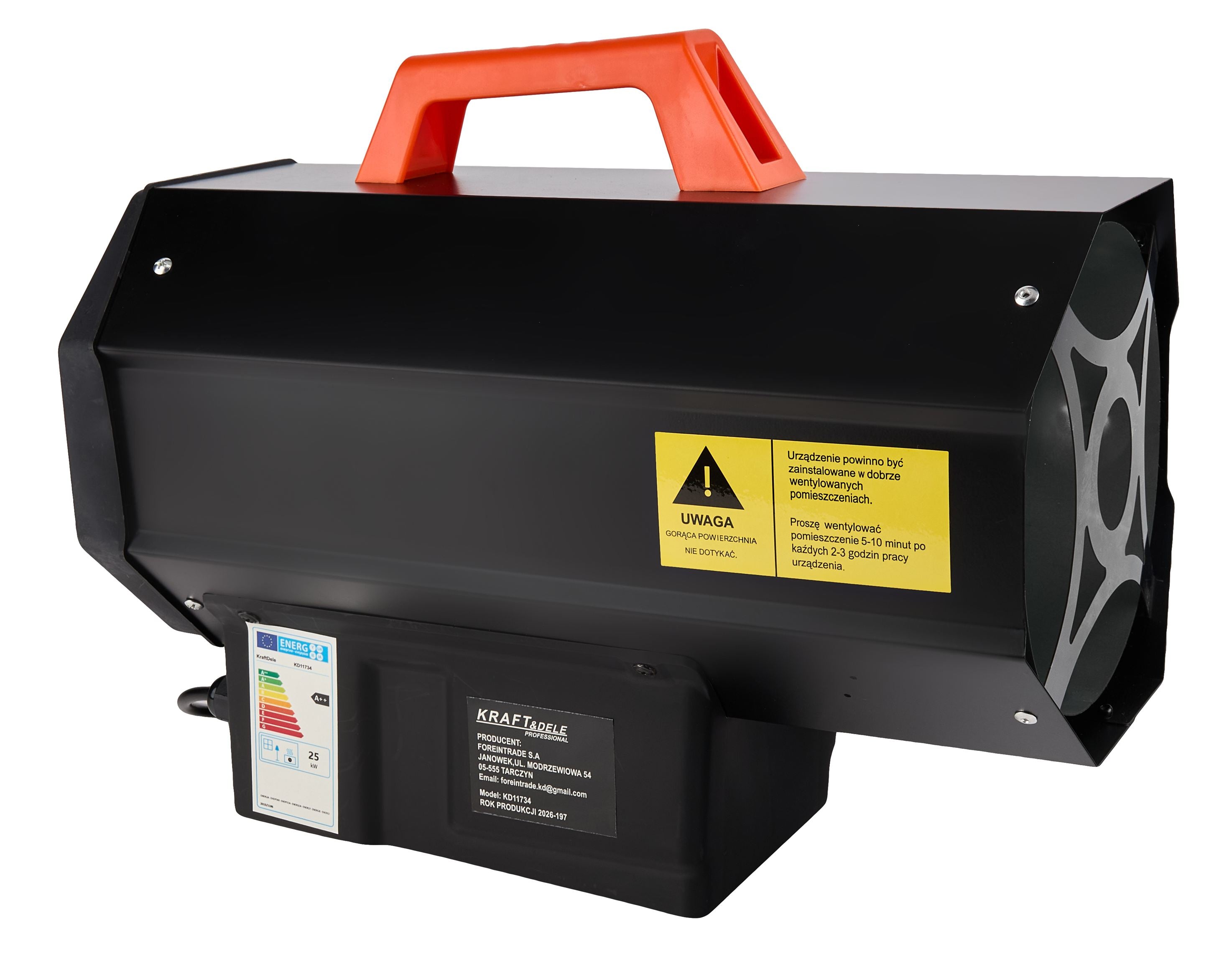 Plinska grijača 25 kW s reduktorom KD11734