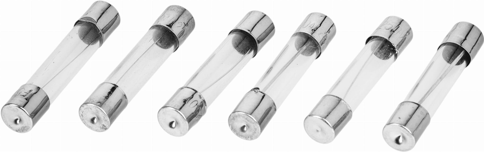 Set staklenih osigurača 120 kom 5–30A KD1302