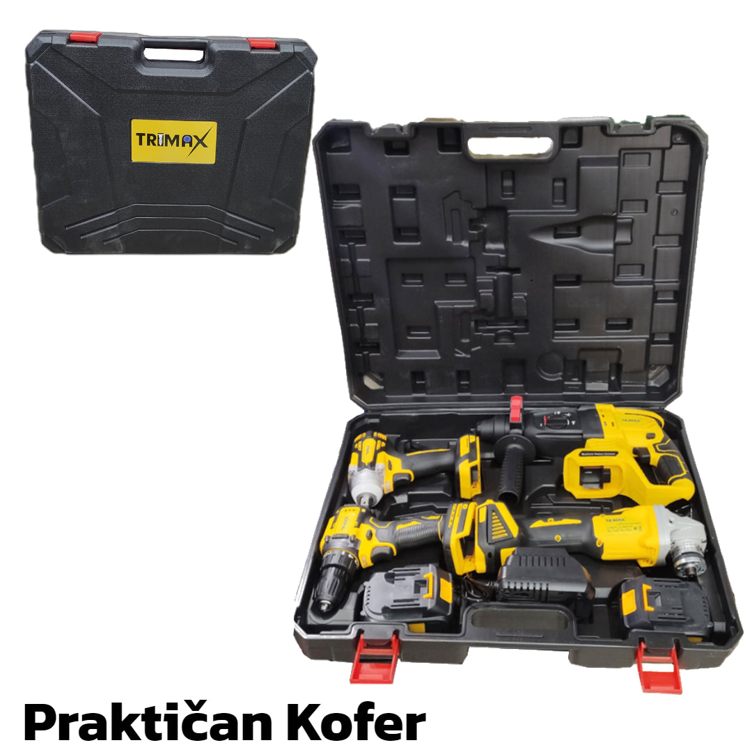 Trimax aku set alata 4u1