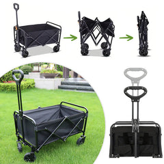 Sklopiva kolica za plažu - Kapacitet 100L / Nosivost 100kg