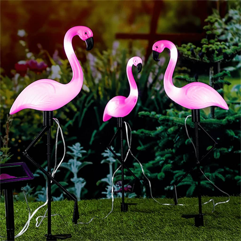 Solarne vrtne svjetiljke - FLAMINGO | 3kom.