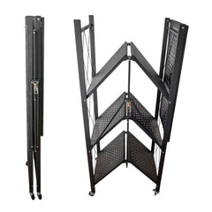 Sklopive police Metalne 125x71x34 cm, 200 kg