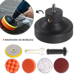 Višenamjenska glava (nastavak za bušilicu) za poliranje automobila