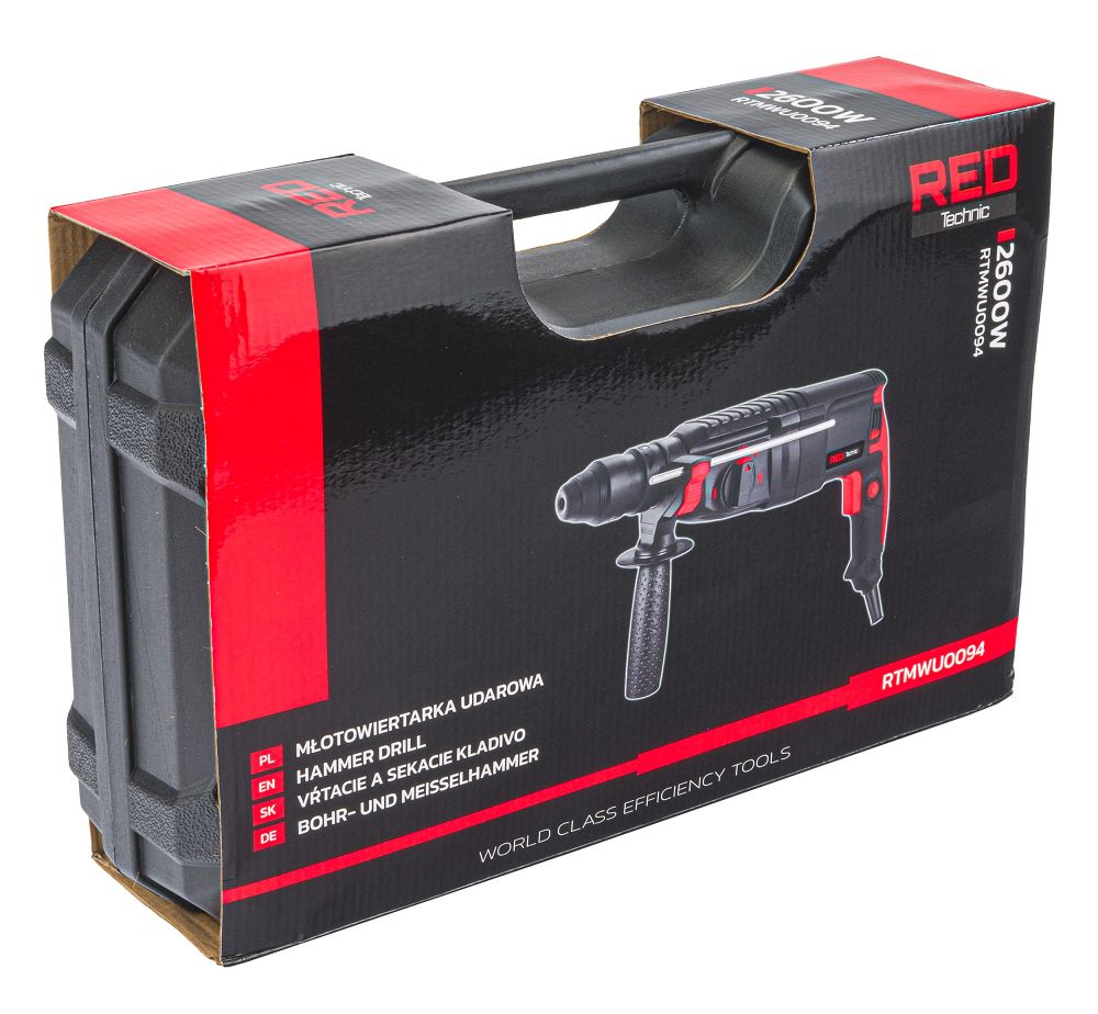 REDTECHNIC Udarna bušilica 2650W SDS PLUS -2600W