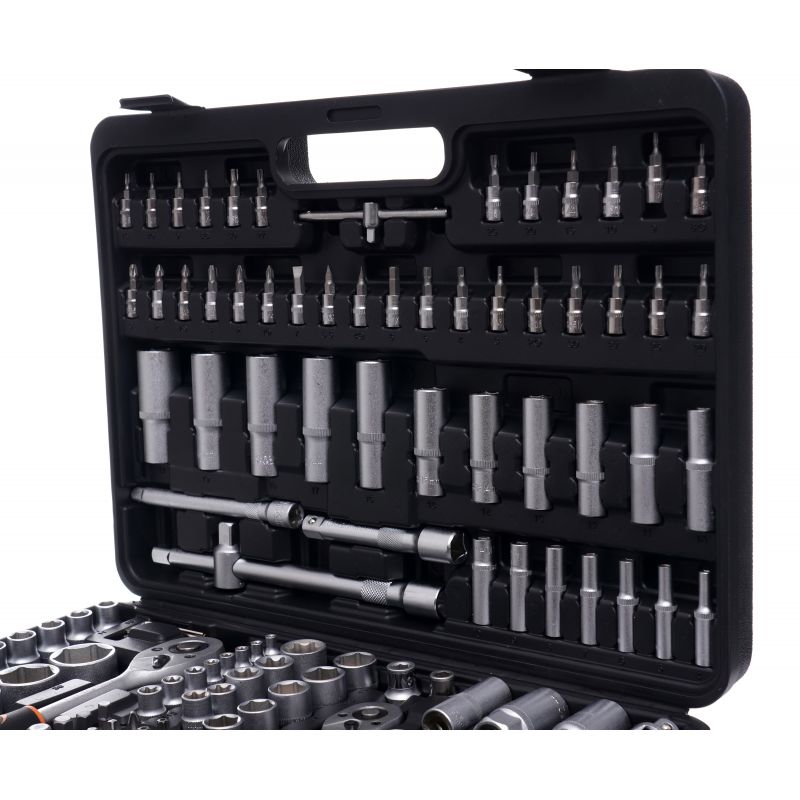 KRAFT pro+ garnitura nasadnih ključeva 172 dij. (1/4" - 3/8" - 1/2")