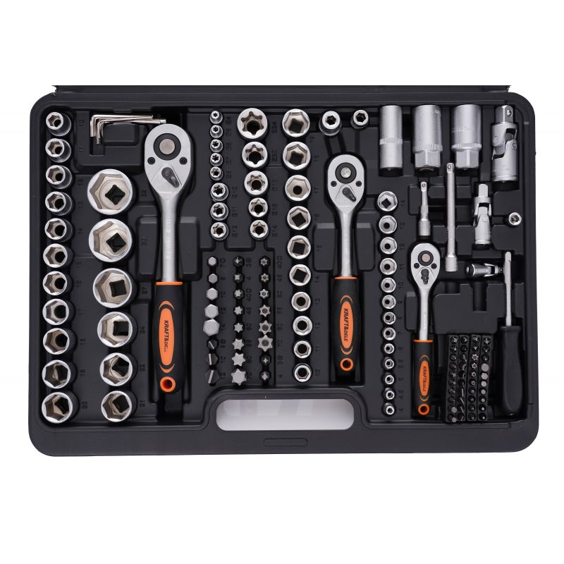 KRAFT pro+ garnitura nasadnih ključeva 172 dij. (1/4" - 3/8" - 1/2")