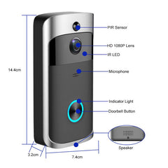 DOORBELL bežično zvono, Wi-Fi s ugrađenom kamerom HD