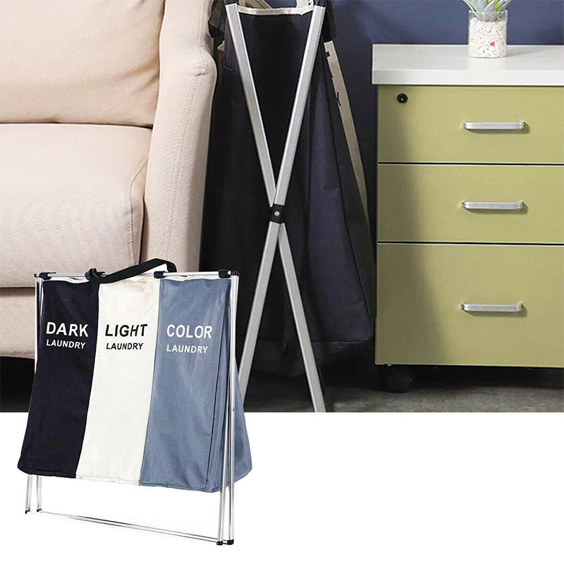 Košara za rublje sa tri odljeljka