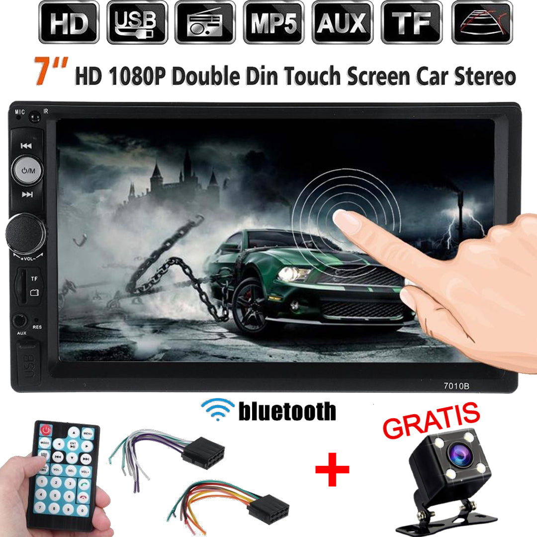 2 din Auto radio ekran 7" inčni LCD+ hd kamera